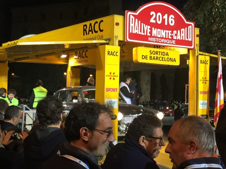 Start 2016 Barcelona to Monte Carlo Rally